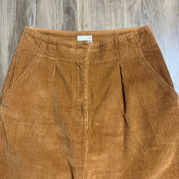 Aritzia Wilfred High Rise Mia Slouchy Cropped Straight Corduroy Trouser Pant - Picture 3 of 6
